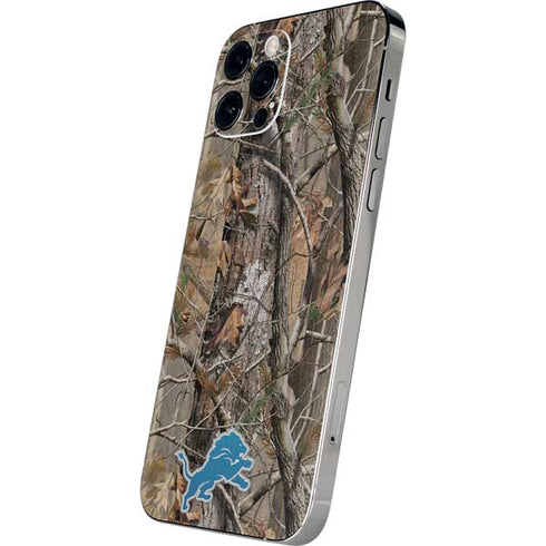 NFL Detroit Lions Realtree AP Camo iPhone 12 Pro Skin